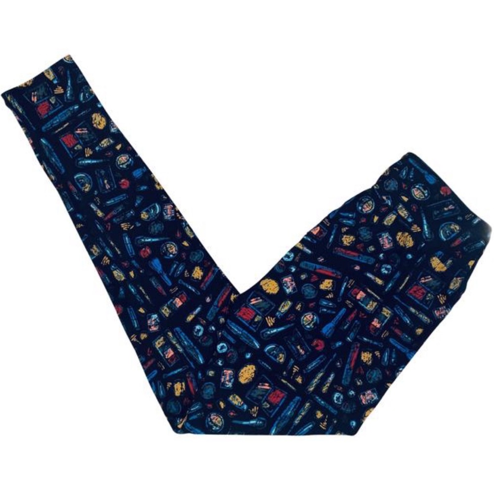 🆕 LuLaRoe Cosmetics Print Leggings OS